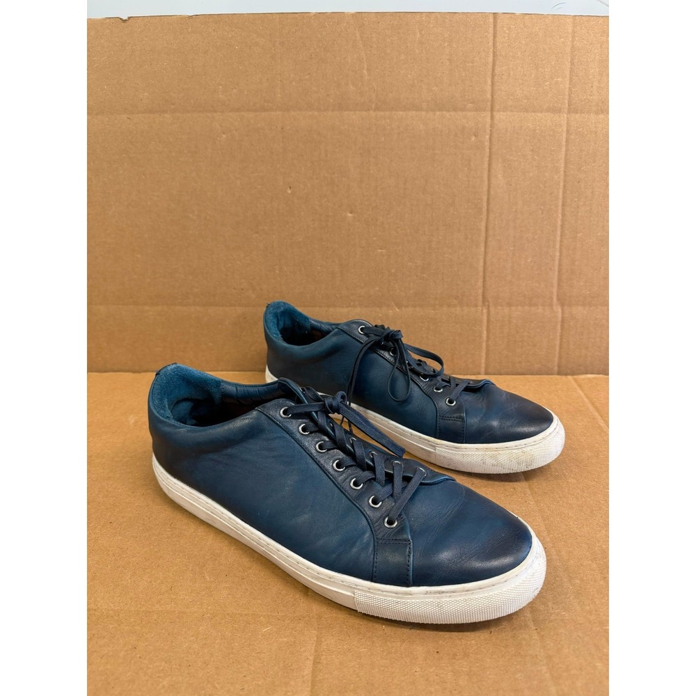 Thursday Boot Company Premier Low Top Sneakers Deep Blue Leather Size 13 US